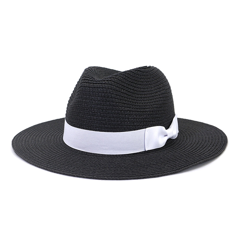 Bowknot Fedora Strohhut für Herren